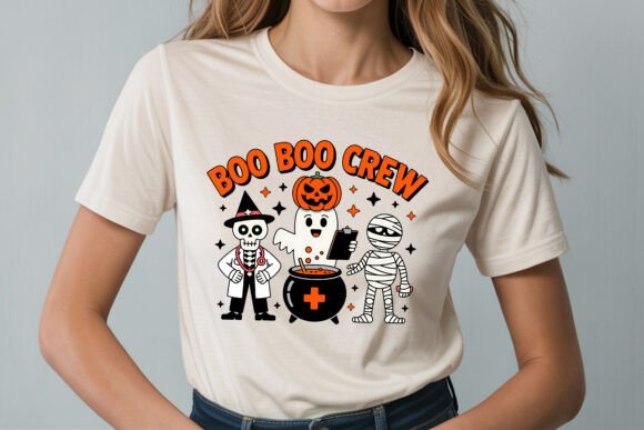Boo Boo Crew Halloween Sublimation PNG