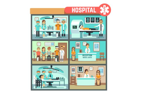 Hospital with Reception Center Design