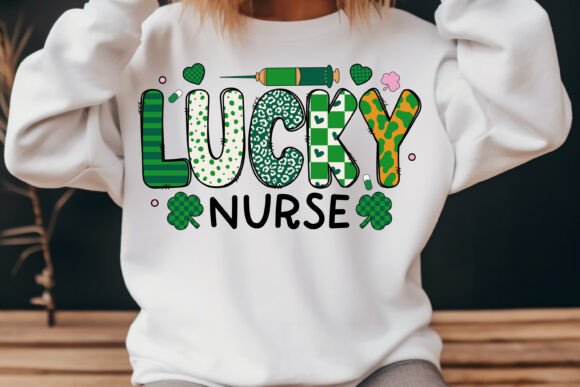 Lucky Nurse St Patricks Day Retro Svg