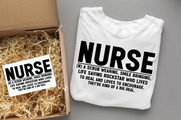 Nurse N a Scrub Wearing Svg Design