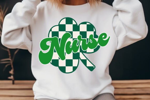 Nurse St Patricks Day Retro SVG PNG