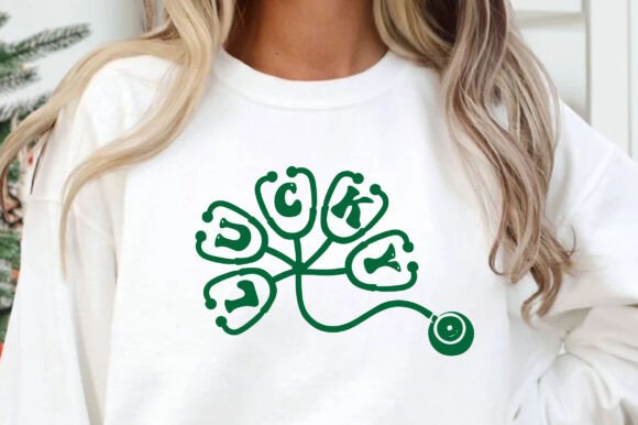 Nurse Stethoscope St Patrick’s Day PNG