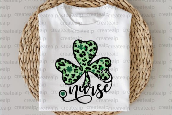 Shamrock PNG Nurse St. Patrick’s Day SVG